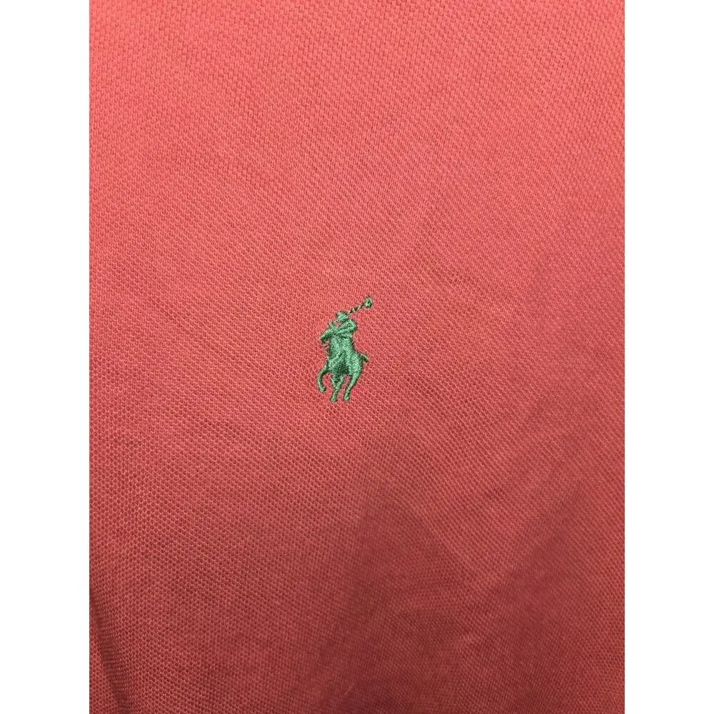 Polo Ralph Lauren Polo Shirt, Short Sleeve, Red, 100% Cotton, Men's Size XL